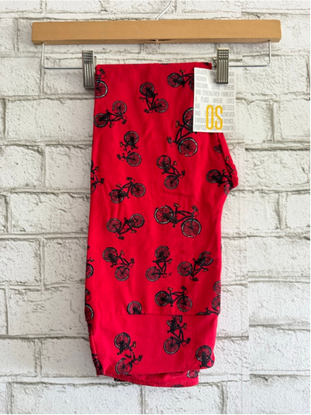 NEW!!! Bicycle OS leggings Lularoe Red